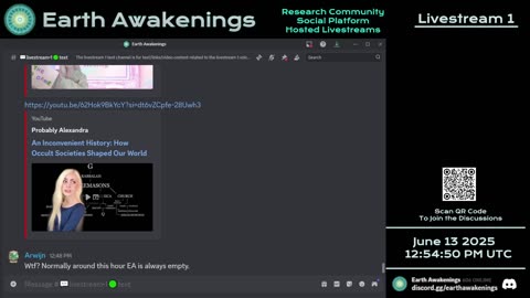 Earth Awakenings - Livestream 1 - #3226 - Live on Rumble/Youtube/X-Twitter/Twitch