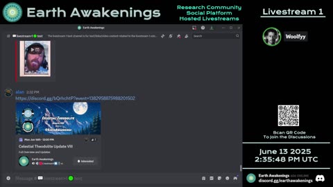 Earth Awakenings - Livestream 1 - #3226 - Live on Rumble/Youtube/X-Twitter/Twitch