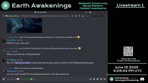 Earth Awakenings - Livestream 1 - #3226 - Live on Rumble/Youtube/X-Twitter/Twitch
