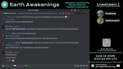 Earth Awakenings - Livestream 1 - #3226 - Live on Rumble/Youtube/X-Twitter/Twitch