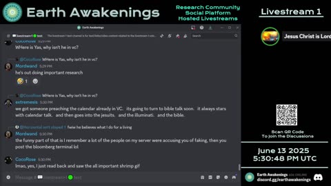 Earth Awakenings - Livestream 1 - #3226 - Live on Rumble/Youtube/X-Twitter/Twitch