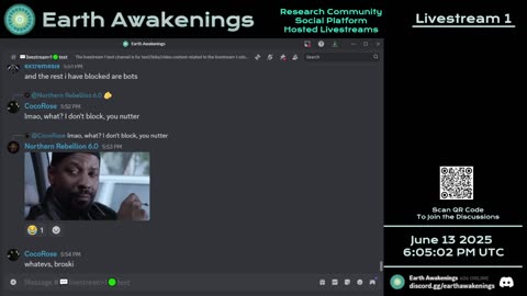 Earth Awakenings - Livestream 1 - #3226 - Live on Rumble/Youtube/X-Twitter/Twitch