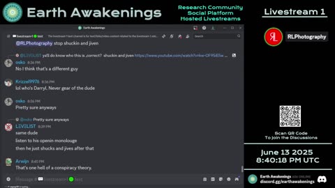 Earth Awakenings - Livestream 1 - #3226 - Live on Rumble/Youtube/X-Twitter/Twitch