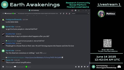 Earth Awakenings - Livestream 1 - #3228 - Live on Rumble/Youtube/X-Twitter/Twitch