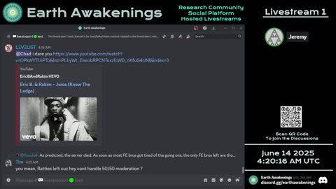 Earth Awakenings - Livestream 1 - #3228 - Live on Rumble/Youtube/X-Twitter/Twitch