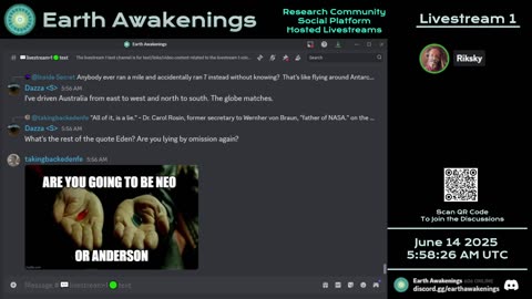 Earth Awakenings - Livestream 1 - #3228 - Live on Rumble/Youtube/X-Twitter/Twitch