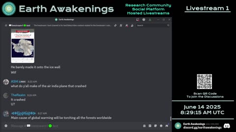 Earth Awakenings - Livestream 1 - #3228 - Live on Rumble/Youtube/X-Twitter/Twitch