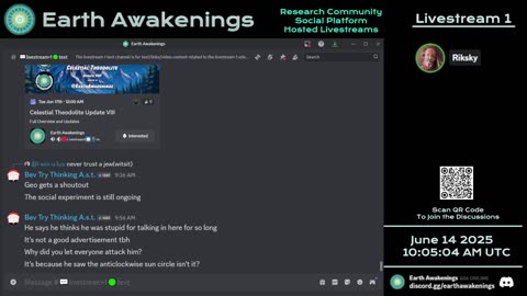 Earth Awakenings - Livestream 1 - #3228 - Live on Rumble/Youtube/X-Twitter/Twitch