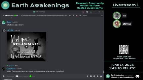 Earth Awakenings - Livestream 1 - #3228 - Live on Rumble/Youtube/X-Twitter/Twitch