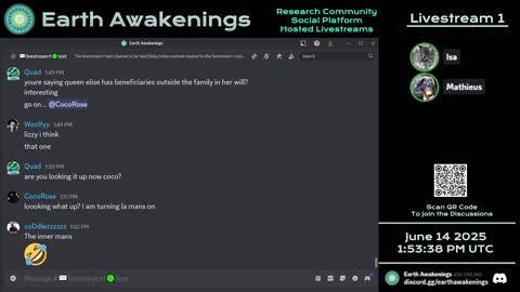 Earth Awakenings - Livestream 1 - #3228 - Live on Rumble/Youtube/X-Twitter/Twitch