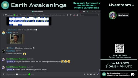 Earth Awakenings - Livestream 1 - #3228 - Live on Rumble/Youtube/X-Twitter/Twitch