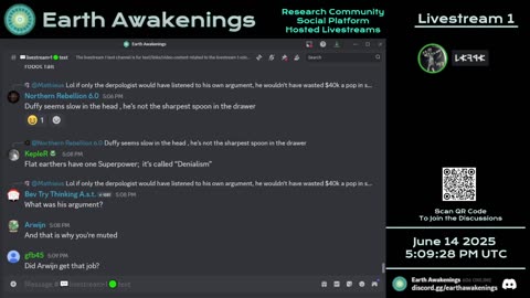 Earth Awakenings - Livestream 1 - #3228 - Live on Rumble/Youtube/X-Twitter/Twitch