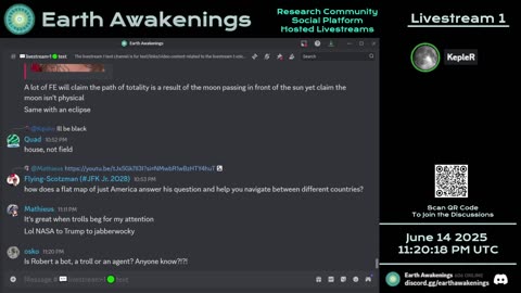 Earth Awakenings - Livestream 1 - #3229 - Live on Rumble/Youtube/X-Twitter/Twitch