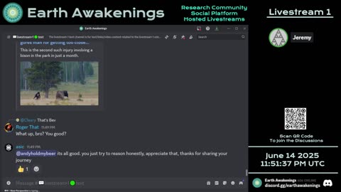 Earth Awakenings - Livestream 1 - #3229 - Live on Rumble/Youtube/X-Twitter/Twitch