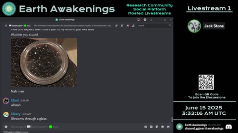 Earth Awakenings - Livestream 1 - #3229 - Live on Rumble/Youtube/X-Twitter/Twitch