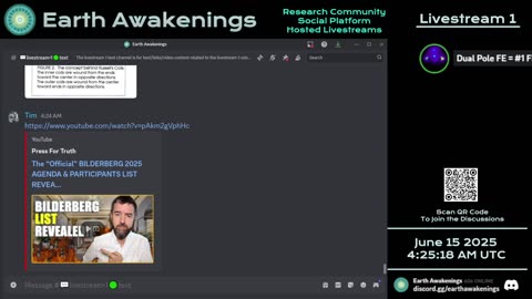 Earth Awakenings - Livestream 1 - #3229 - Live on Rumble/Youtube/X-Twitter/Twitch