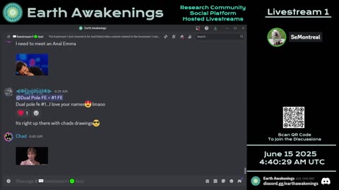 Earth Awakenings - Livestream 1 - #3229 - Live on Rumble/Youtube/X-Twitter/Twitch