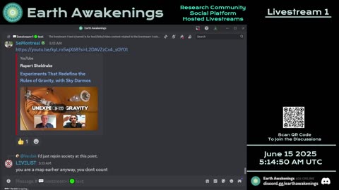 Earth Awakenings - Livestream 1 - #3229 - Live on Rumble/Youtube/X-Twitter/Twitch