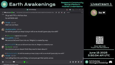 Earth Awakenings - Livestream 1 - #3229 - Live on Rumble/Youtube/X-Twitter/Twitch