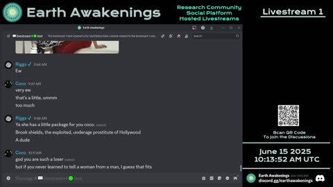Earth Awakenings - Livestream 1 - #3231 - Live on Rumble/Youtube/X-Twitter/Twitch