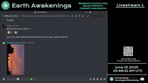Earth Awakenings - Livestream 1 - #3231 - Live on Rumble/Youtube/X-Twitter/Twitch