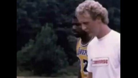 Larry Bird & Magic Johnson Converse Commercial (1986) #larrybird #magicjohnson