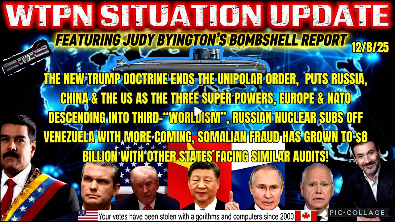 WTPN SITUATION UPDATE FEATURING RESTORED REPUBLIC 12/8/25