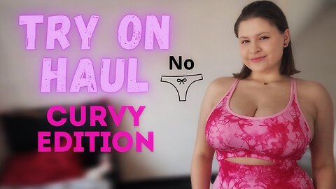 [4K] Try On Haul my new bright sport sets with leggings | Curvy | Tina Angel 👼