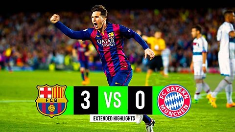 FC BARCELONA 3 vs 0 BAYERN MUNICH | UEFA CHAMPIONS LEAGUE 2014/15 SEMI-FINALS