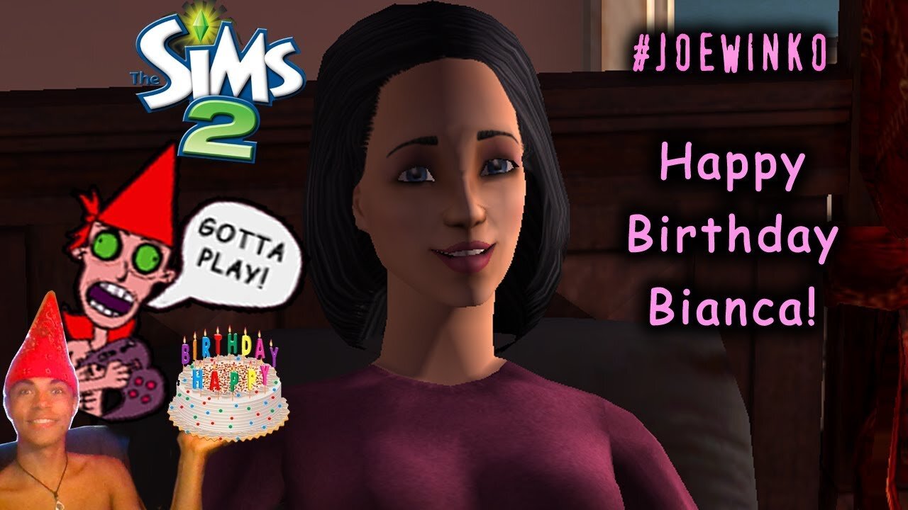 Happy Birthday Unique Bianca! - Sims 2 Live Stream (Feb 22nd 2018) - Joe Winko