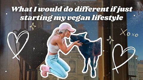 What I would do differently if I was trying vegan for the first time!