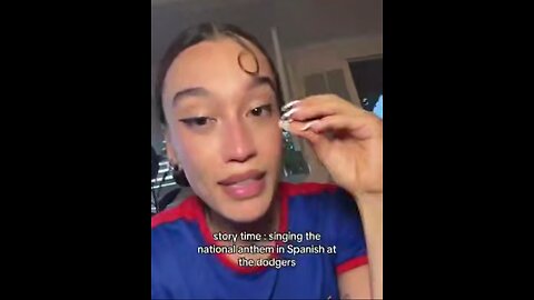 So disrespectful to sing the USA National Anthem in Spanish Smh 🤦‍♂️