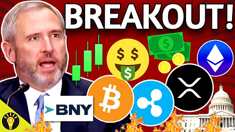 🚨BITCOIN, XRP, & ALTCOINS BREAKOUT! RIPPLE RLUSD BNY MELLON & TOKENIZATION $25 BILLION!