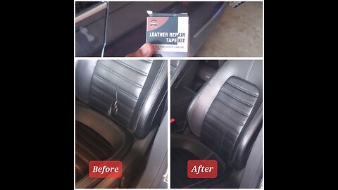QUICK & SIMPLE - Fix Car Leather Seats With A Repair Kit | EASY!