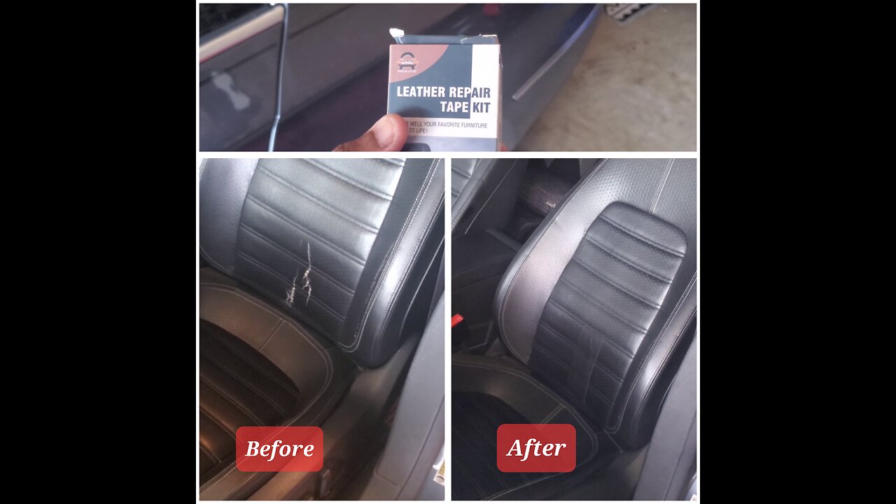 QUICK & SIMPLE - Fix Car Leather Seats With A Repair Kit | EASY!