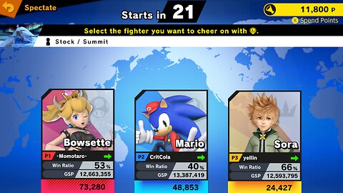 SSBU Online Spectator Mode with Special Characters Quickie 7/20/25
