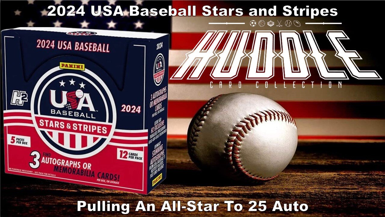 BOOM!!!! Pulling An All-Star To 25 Auto Out Of A 2024 USA Baseball H2 Box
