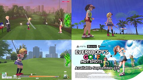 Everybody's Golf Hot Shots (Nintendo Switch and Playstation 5) [September 5th,2025 Release Date Trailer]