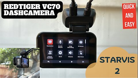REDTIGER VC70 with STARVIS 2 + Hyper Night Clarity