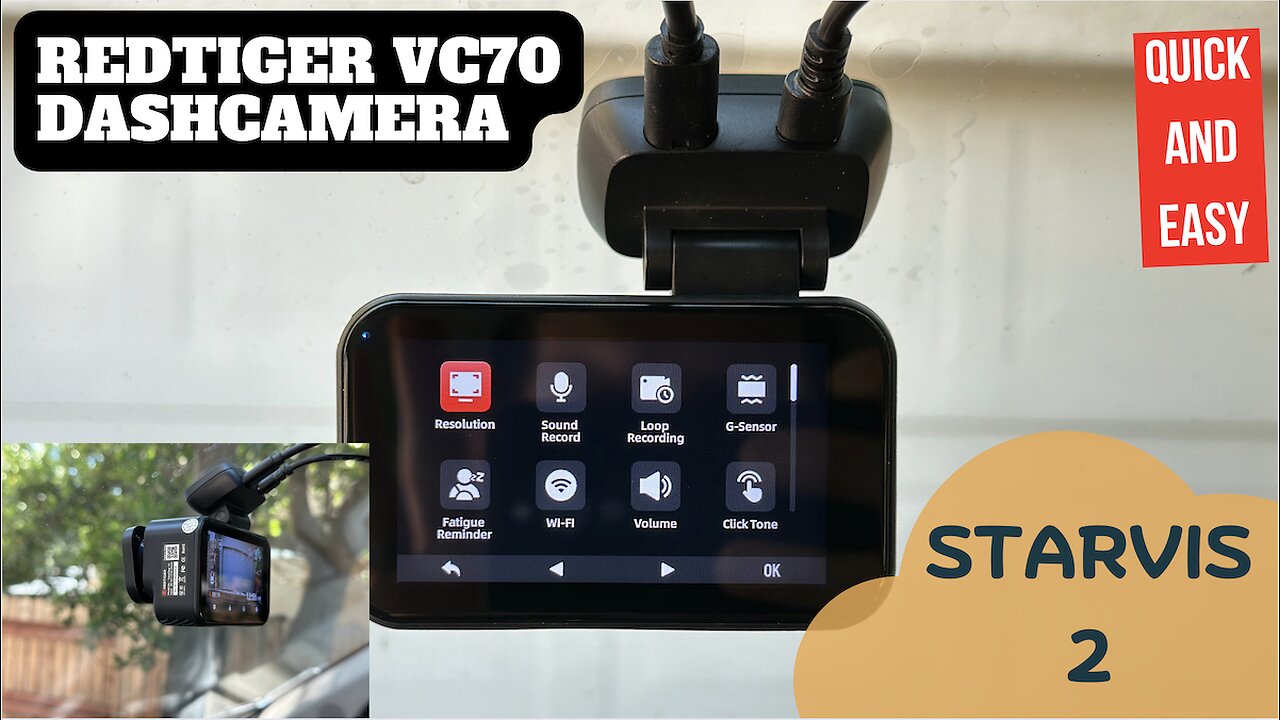 REDTIGER VC70 with STARVIS 2 + Hyper Night Clarity