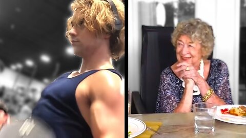 He Works Out For The Grannies