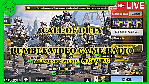 🟢 CALL OF DUTY Rumble Video Game Radio 🔥Retrosheep | Live Music Stream – Gameplay 🔥