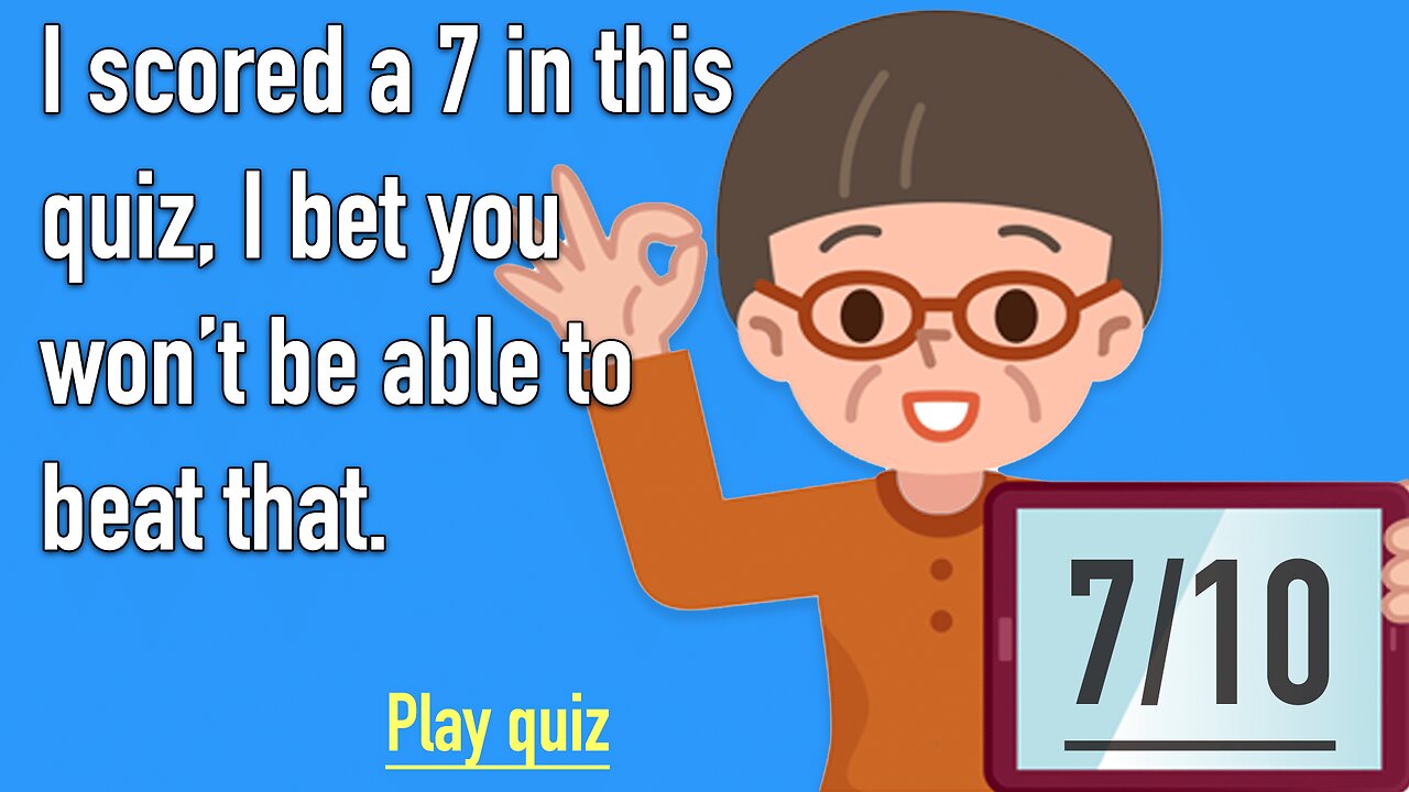 Can you beat my score?