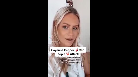 Cayenne Pepper Can Stop A Heart Attack🌶️❤️