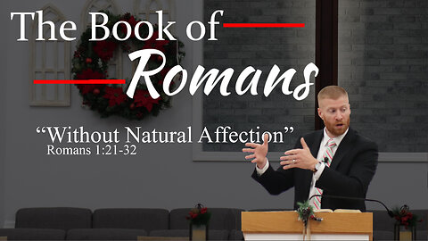 Without Natural Affection: Evidence of a Godless Society