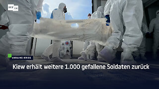 Kiew erhält weitere 1.000 gefallene Soldaten zurück