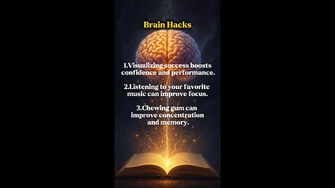"3 Powerful Brain Hacks for Success 🧠"