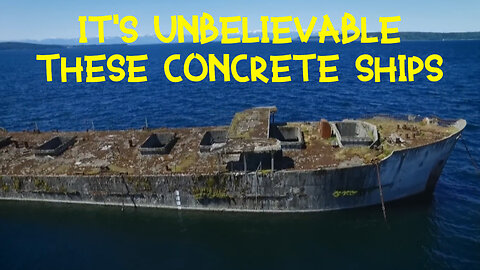 Concrete ships found in Canada!!!