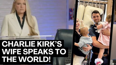 CHARLIE KIRK'S WIFE SPEAKS TO THE WORLD LIVE!!