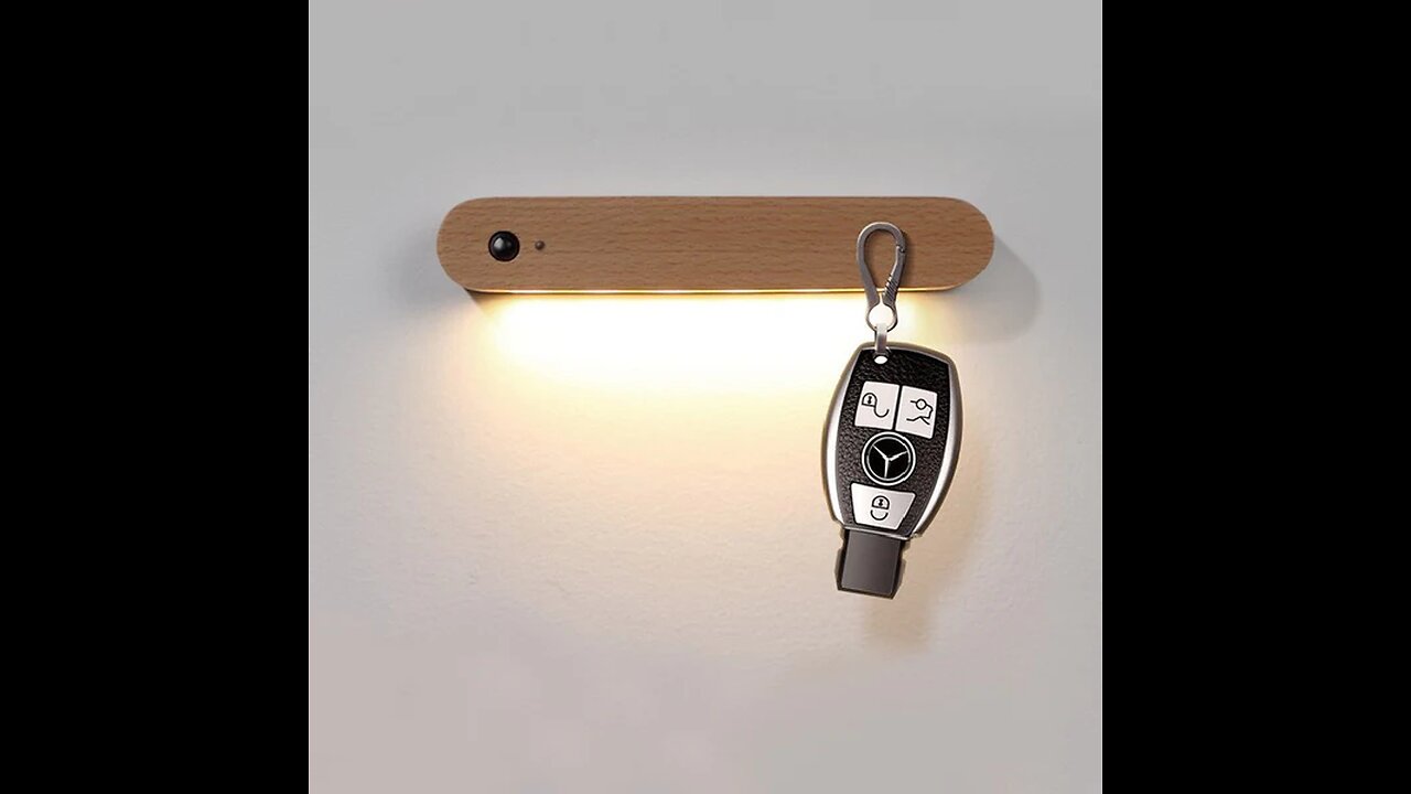 Rechargeable Wireless Magnetic LED Motion Sensor Night Light, for Hallway, Closet, Stairs, Bathroom